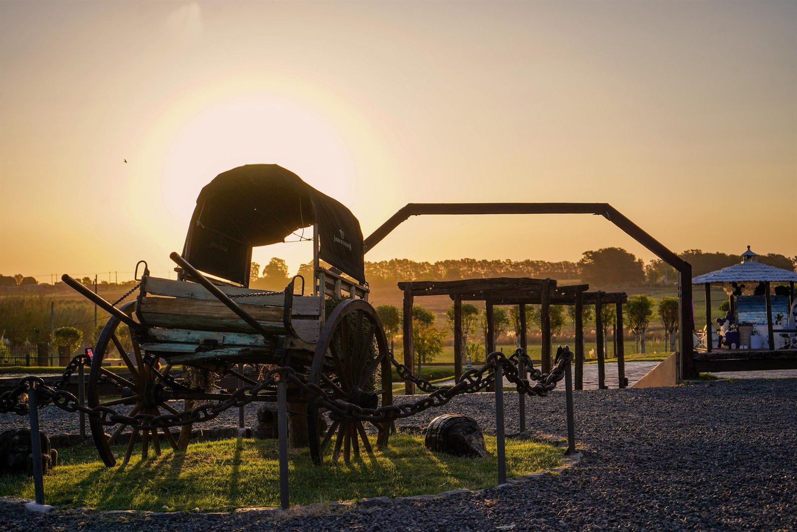 Rustic barn exterior